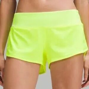 Lululemon Neon Yellow Shorts